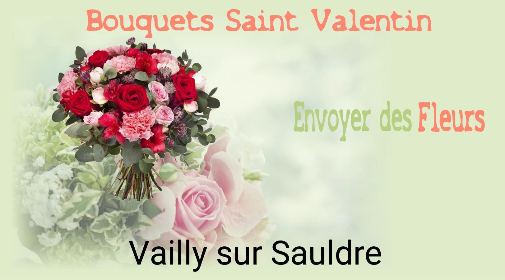 Roses de Saint-Valentin livrées à Vailly-sur-Sauldre